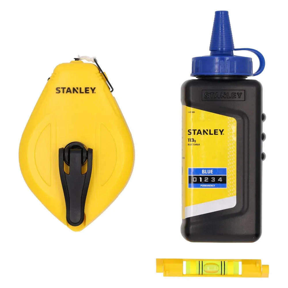 STANLEY CHALK LINE REEL SET BLUE