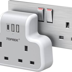 VETO EXTENSION SOCKET MULTIWAY DIRECT PLUGIN ADAPTOR WITH 2U