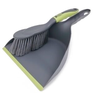 Dust Pan with Brush Set | Non-Slip Handle Cleaning Combo