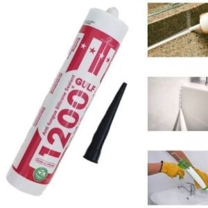 GULF SILICON SEALANT CLEAR 1200