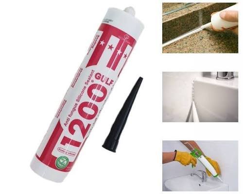 GULF SILICON SEALANT CLEAR 1200
