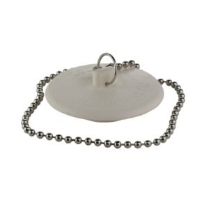 MYDEX PVC RUBBER STOPPER WITH CHAIN 1.5" x 50CM 16314