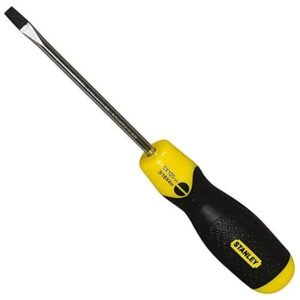 SCREW DRIVER RUBBER GRIP FDN FLAT 8"